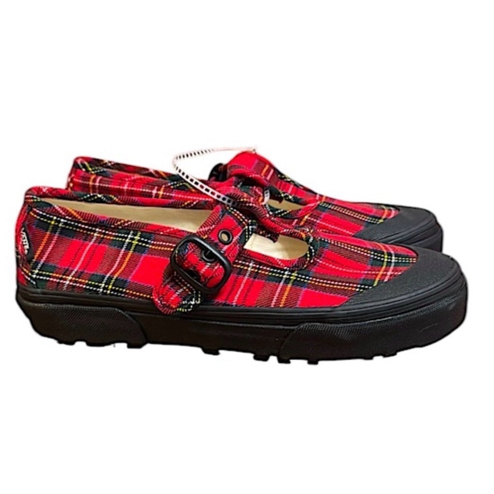Vans Style 93 Red and Black Plaid - size 6 1/2 NWOB - Picture 2 of 7